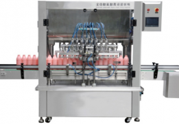 5000ml Large-volume 4-head Pneumatic Linear Automatic Piston Liquid Cream Filling Line