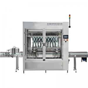 Automatic 20-head Frequency Conversion Liquid Cream Piston Type Filling Machine