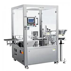 Pharmaceutical Small Dose Liquid Powder Filler Stopper Capper Filling Stoppering Capping Machine
