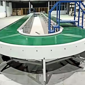 Reversible 90 Degree Curve Belt Conveyor Systems Production Line Turning Conveyor 180 Degree Belt Conveyor