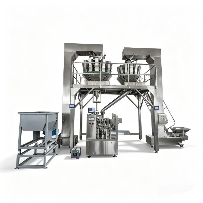 Mixed Nuts Doypack Bag Filling Premade Pouch Packing Machine