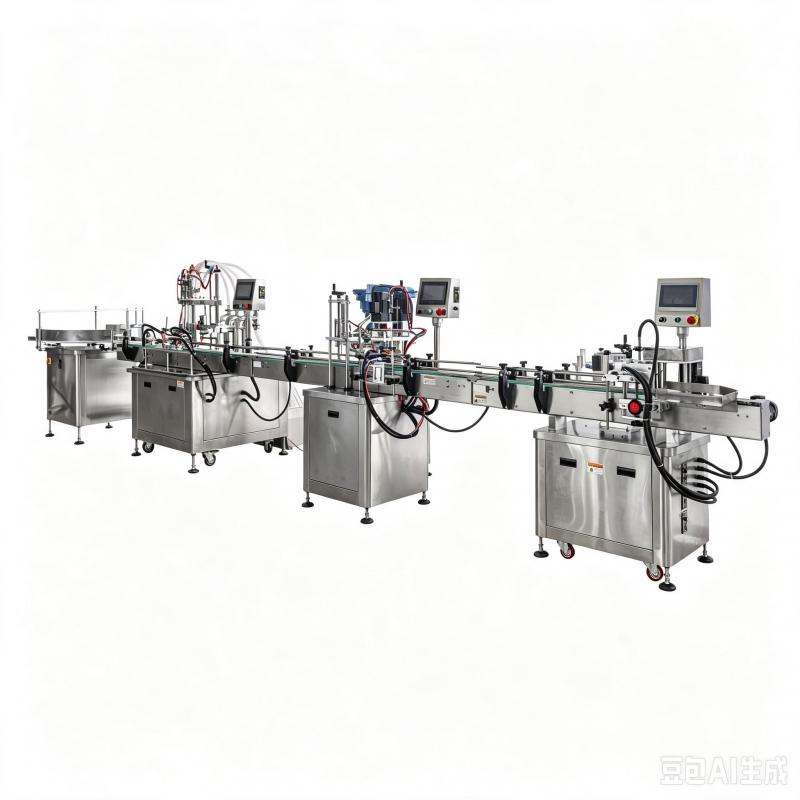 XLY Single Nozzle High Speed Servo Full Automatic Mouthwash Breath Spray Filling Capping Labeling Line Machine