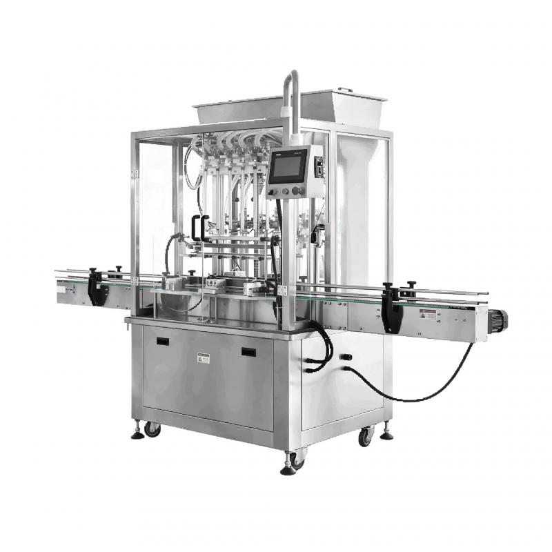 Automatic 20-head Frequency Conversion Liquid Cream Piston Type Filling Machine