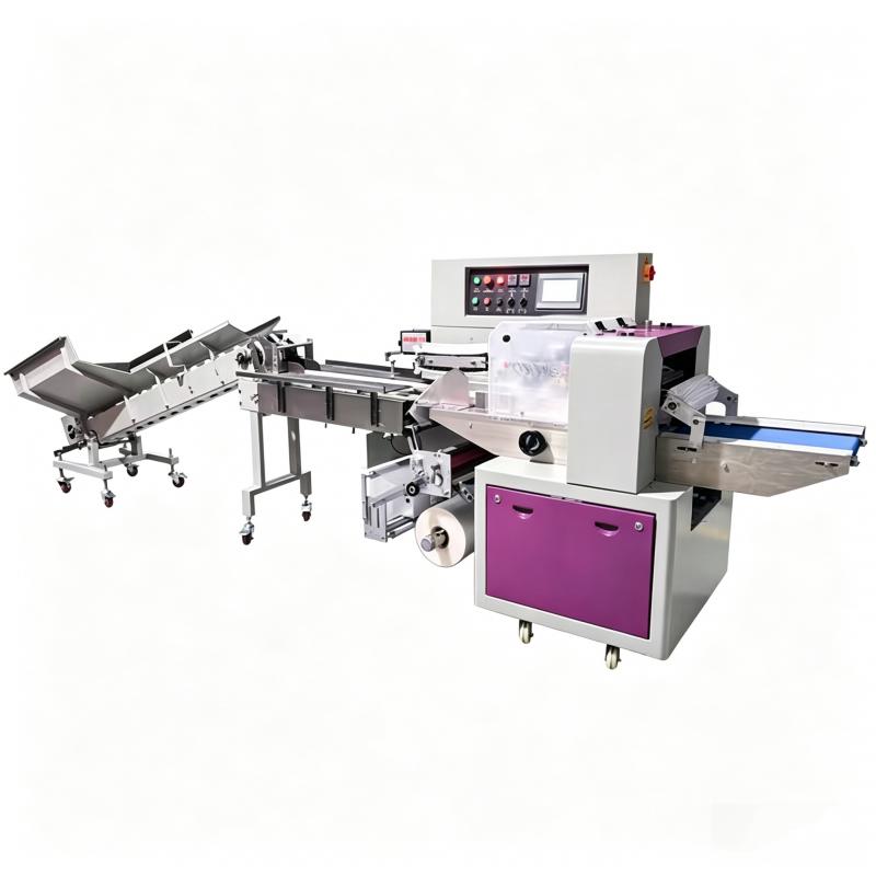 Orange Fresh Fruit Vegetables Plastic Bags Flow Pillow Flowpack Packing Machine